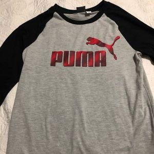 Size M (10-12) Puma Long Sleeve Shirt